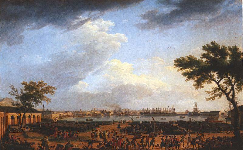  Premiere vue du port de Toulon, vue du Port-Neuf pris a l'angle du Parc d'artillerie